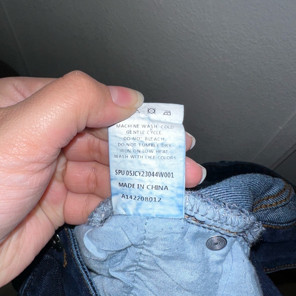 BLOOMCHIC Cropped Denim Jeans US 16 - Picture 4 of 5